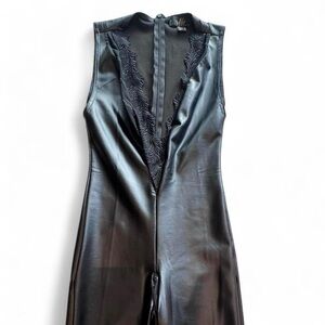 Noir Handmade Lace Trim Jumpsuit S